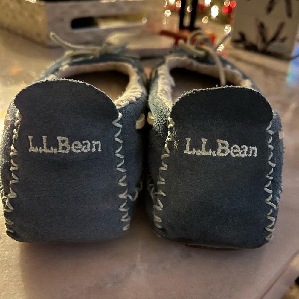 LL Bean Shearling Moccasins